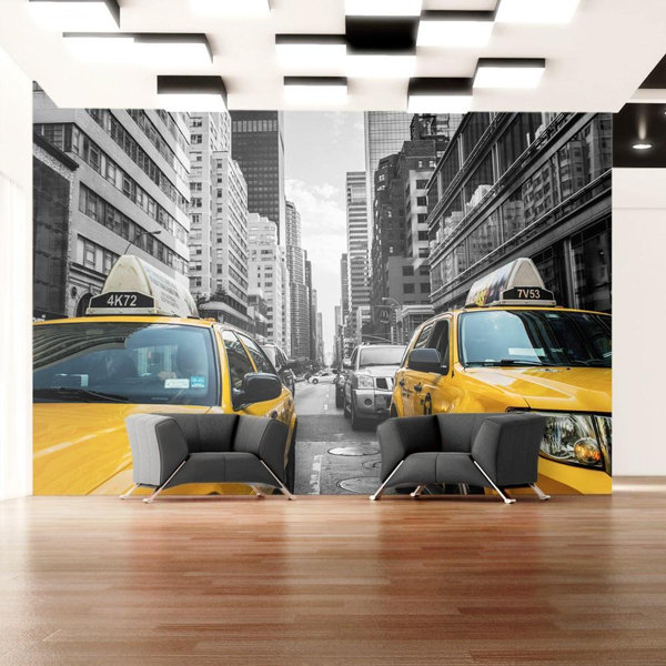 Fly Trend King, LLC Wall Mural - New York Taxi | Wayfair