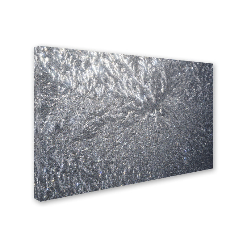 « soleil light frost abstract », reproduction de photo sur toile tendue, H 22 po x l 32 po x P 2 po