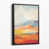 Brown Floater Framed Canvas