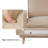 Modular L-Shaped Sectional Sofa With Swivel & Detachable Armrests – Plush Corduroy Upholstery-1682522279