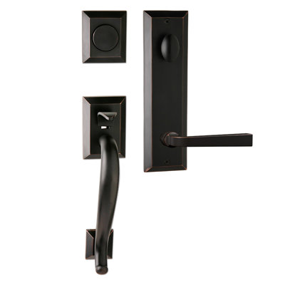 Bravura 913-904S Dummy Savannah Handleset with Memphis Lever in Oil Rubbed Bronze - R