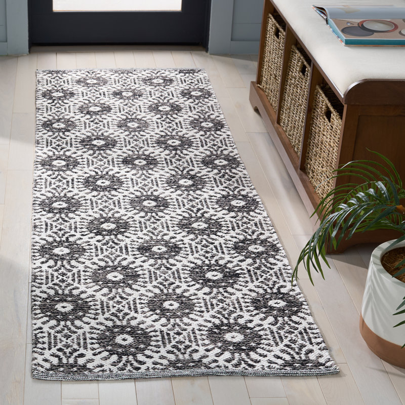 Clemence Hand Woven Performance Geometric Rug, Runner 2'3" x 7'