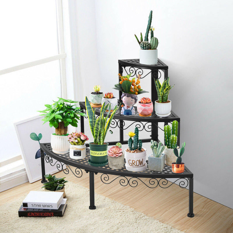 Support pour plante à 3 niveaux