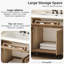 Meuble-lavabo 60 po avec double lavabo et pieds en bois massif