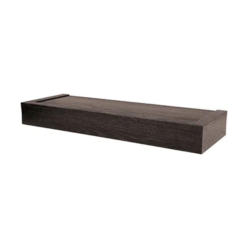 Loon Peak® 18" Modern Floating Shelf Holds 15 lbs, 2 Pack, Espresso