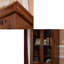 Bibliothèque en bois massif de style européen