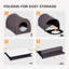 Cabine chauffée pour animaux de compagnie, imperméable, portative, maison brune avec fonctionnalité