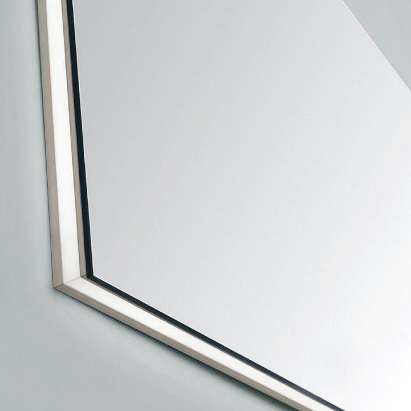 Brundidge Metal Rectangle Wall Mirror