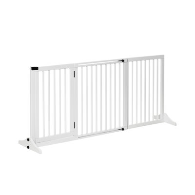 Barrière pour animaux autoportante verrouillable
