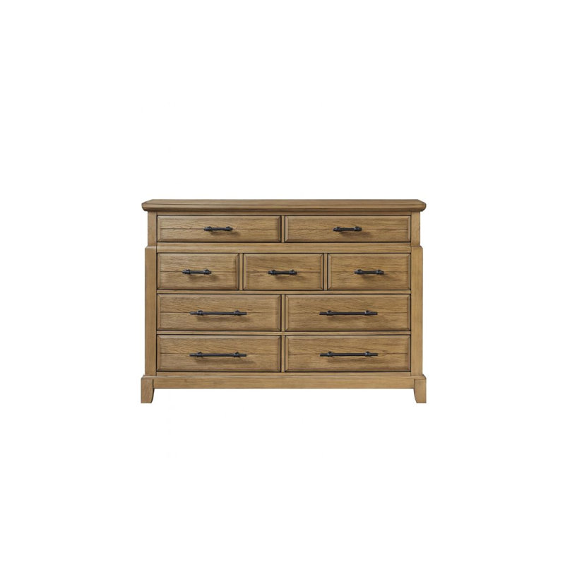 Commode 9 tiroirs - Finition caramel