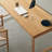 Exquisite light brown useful writing desk 70.86in