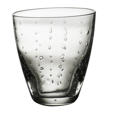 Rain Drop 8oz. Handmade Drinking Glass Set