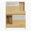 Enceinte moderne pour litière 2 en 1 et table d'appoint, Jaharee peu encombrante avec rangement pour petits et moyens chats-655946717