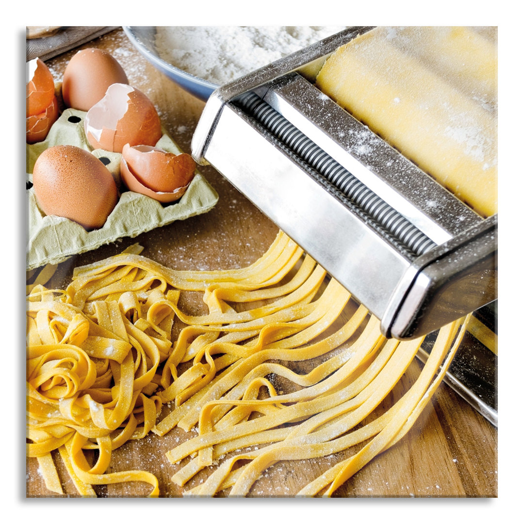 Glasbild Italian Pasta Machine