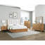 Mobilier de chambre à coucher en bois naturel avec commode à 6 tiroirs 1Pc