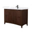 Palmilla 48" Freestanding Single Bathroom Vanity with Cultured Marble Top-319275690-312540845-312540833