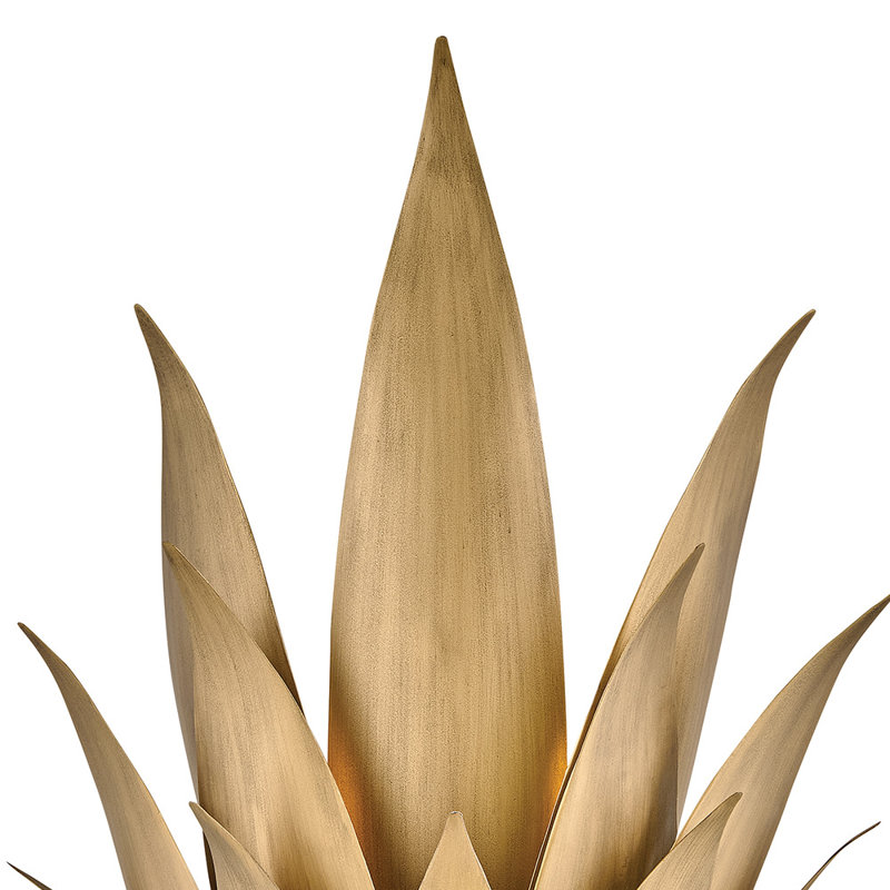 Agave 2 - Light Flush Mounted Sconce, Bronze