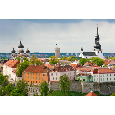 Toompea Hill. Tallinn, Estonia - Wrapped Canvas Print
