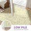 Tapis oriental décoratif à motif floral lavable à la machine Botanical Modern-1824612506