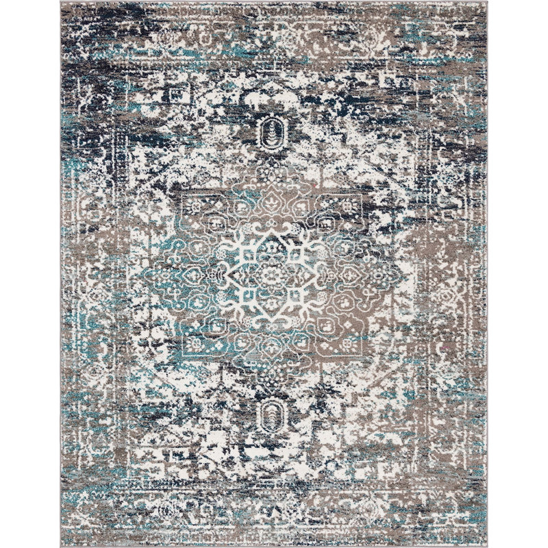 Inesse Oriental Indoor Rug, Rectangle 7'10" x 10'