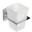 Cheadle Frosted Glass Bathrom Tumbler and Holder