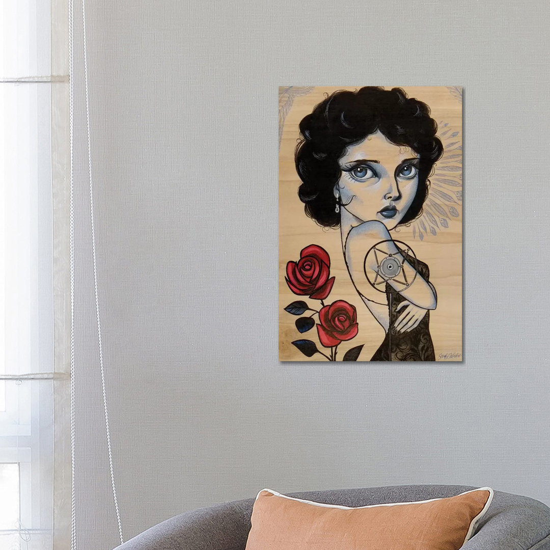 Blue Velvet von Sandi Calistro - Galerie-verpackte Leinwand Giclée