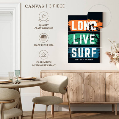 Tergel Long Live Surf Typography
