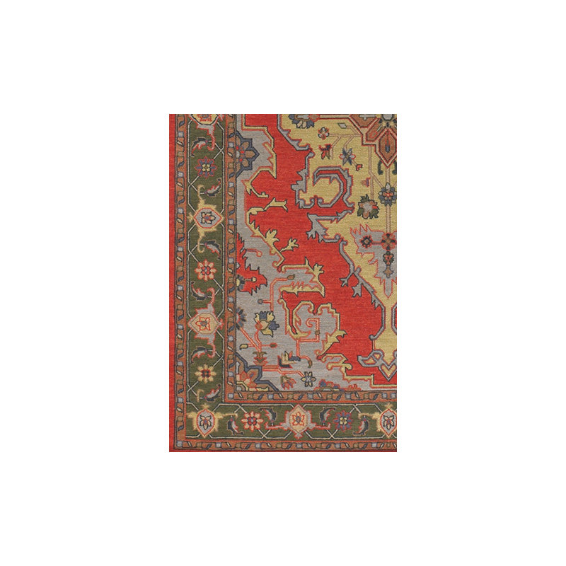 Pooja Wool Area Rug, Round 7'9"
