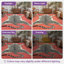 Tapis rouge / beige / noir à motif animalier Alinda-368627681-355879804