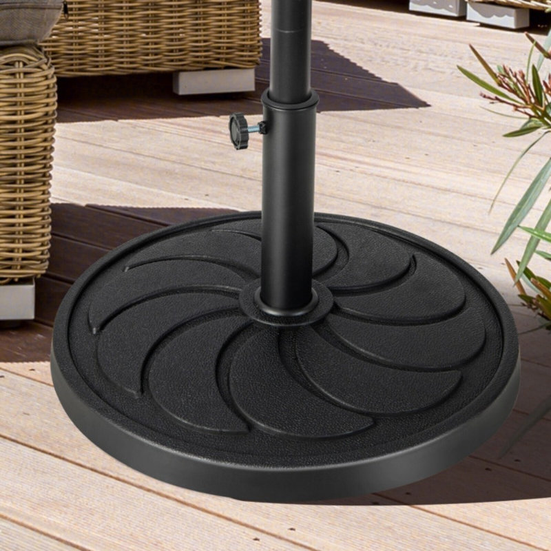 Base de parasol ronde 40,5 lb 21,5 pouces