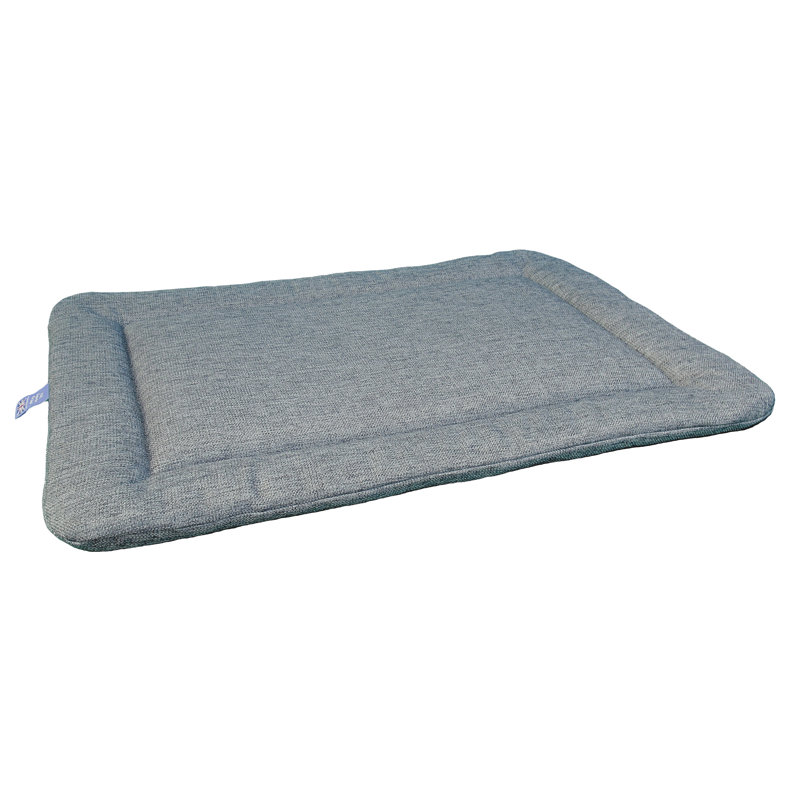 Alex Polyester Pet Bed, Medium (78cm W x 55cm D x 5cm H), Grey