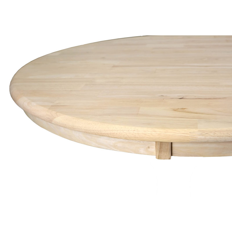 Bradford 36-Inch Unfinished Solid Hardwood Round Table Top