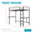 Audresha Kids Twin Loft Bed With Dual Desks