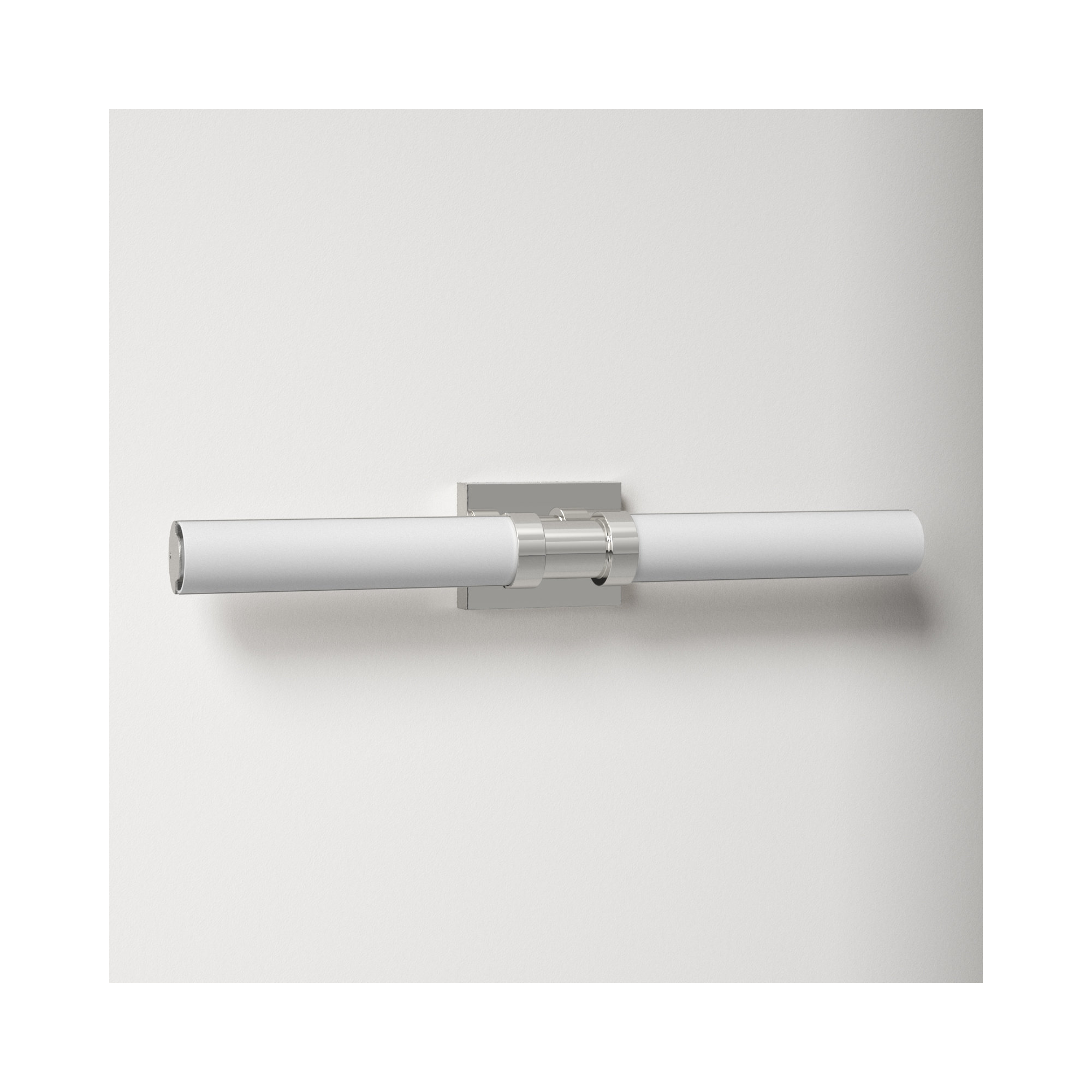 Kelan Single Frosted Dimmable LED Vanity Light, Chrome, 26.75"H x 4.75"W x 4.5"D, 20W