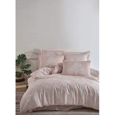 Ensemble de housse de couette très grand luxueux, vison et blanc, 102,4 x 86,6 pouces | 65% coton / 35% polyester, lavable à la machine, 120 fils, taie d'oreiller pour enveloppe (2 pièces) et housse de couette à fermeture à boutons | Élégante literie améliorée