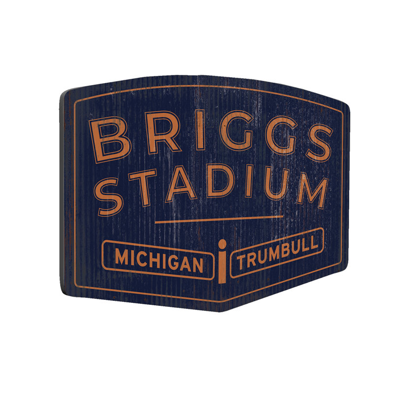 «Briggs Stadium», impression sur métal