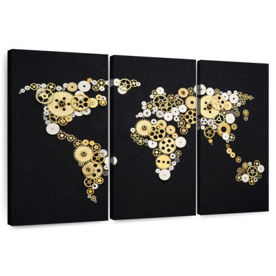 Carte du monde Aliaz Gear