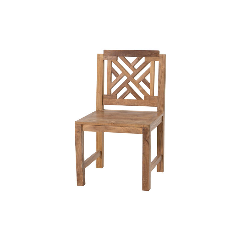 Monterey Fabric Mission Back Side Chair, Granite