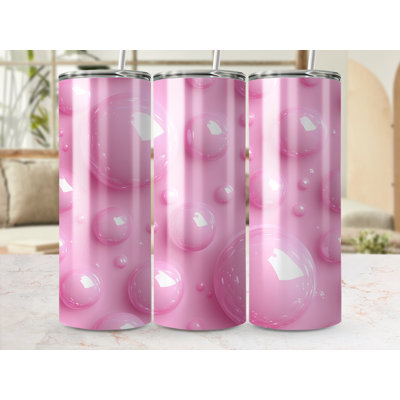 Choose Handmade Tumblers 591 mL Vacuum Insulated Stainless Steel (18/8) Travel Tumbler with Straw