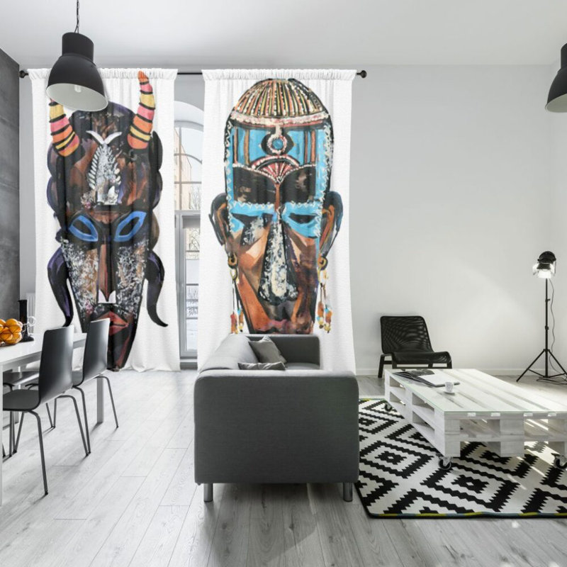 Charvette Velvet Blackout Curtain Panel Pair, 148cm x 250cm