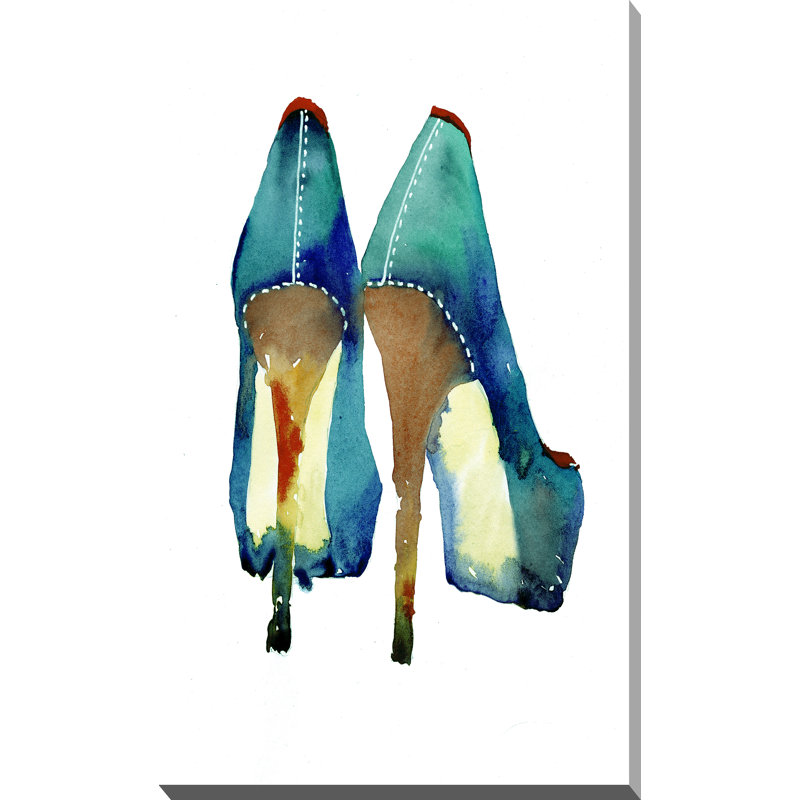 "Heels 1", reproduction d'art encadrée, H 48 po x l 28 po x P 1,5 po, Toile tendue