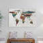 «Painted World Map IV», reproduction d'art sur toile tendue-1557109292-1557109294-1557109295