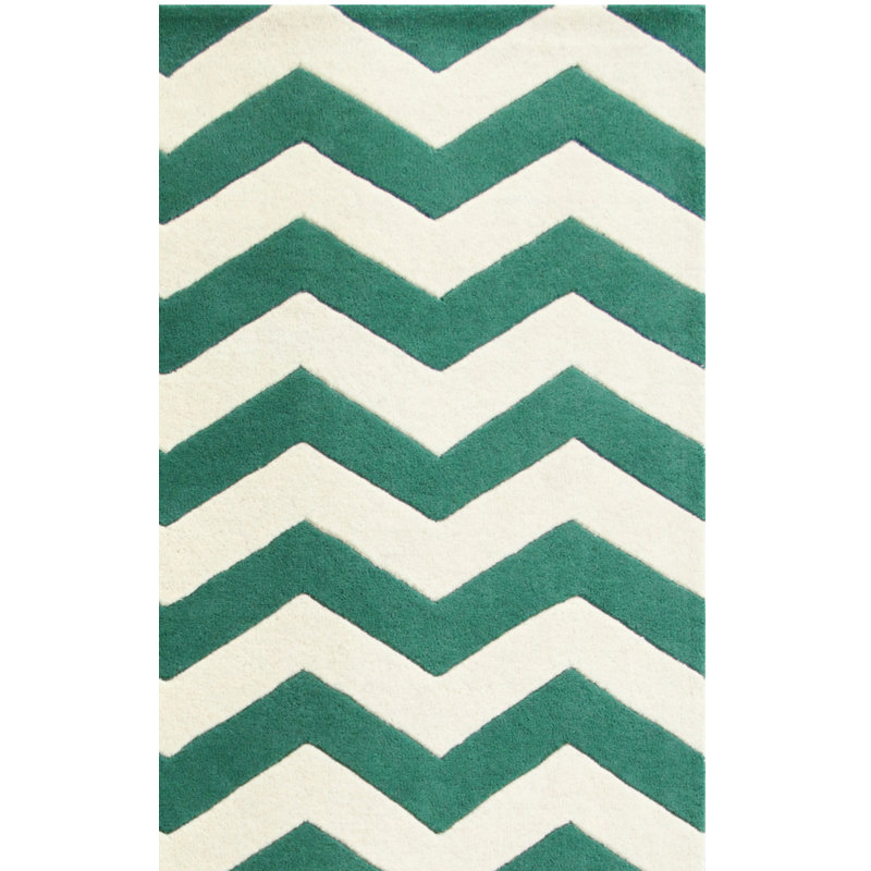 Tapis en laine touffeté à la main Teresita, Rectangle 6 pi x 9 pi