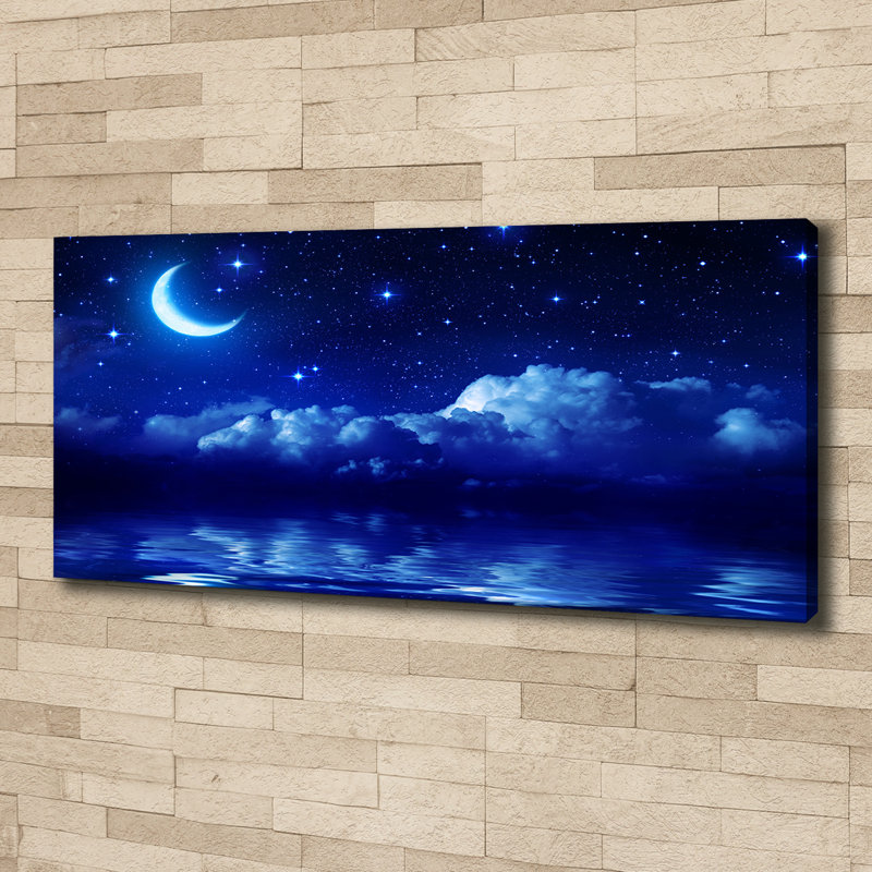 Sky at Night 1 Piece Wrapped Canvas Wall Art
