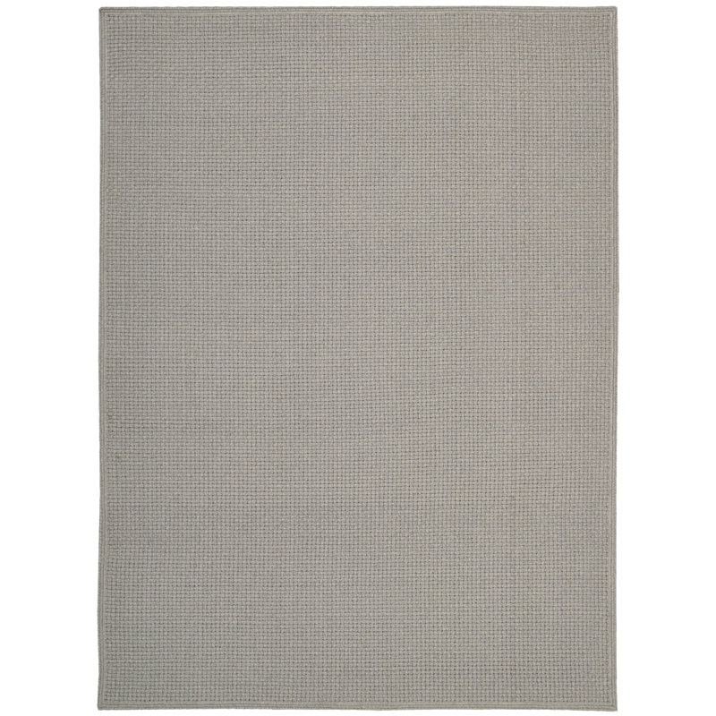 Shetland Solid Colour Wool Area Rug, 122 x 183cm