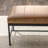 Madeleine Leather Bench