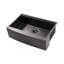 33X22x10"Farmhouse Apron Single Bowl Stainless Steel Kitchen Sink With Workstation