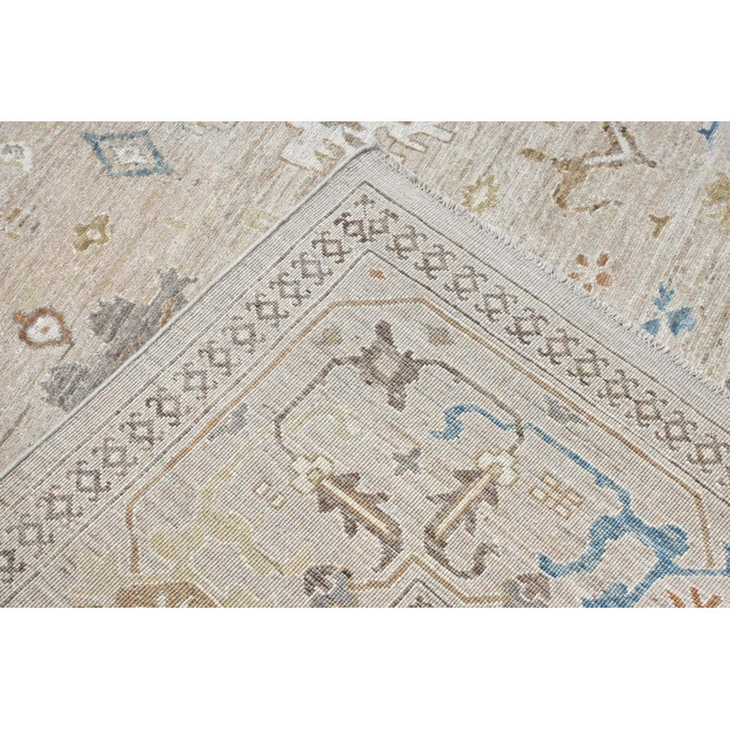 Oushak Collection, Transitional One-of-a-Kind Rectangle 8'1" X 9'11" Hand Knotted Area Rug