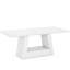 Table de salle à manger moderne 63 "pour 4 à 6 personnes (table unique, sans chaise)