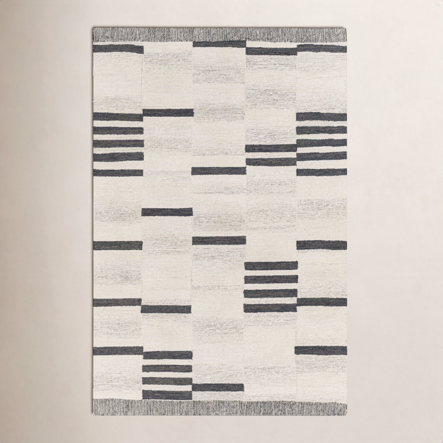 Uptown Hand-Tufted Geometric Rug, Square 8'